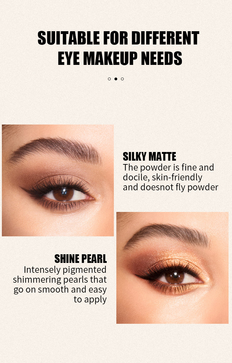 HECI BEAUTY Multi-Tone Shimmer Eyeshadow Palette