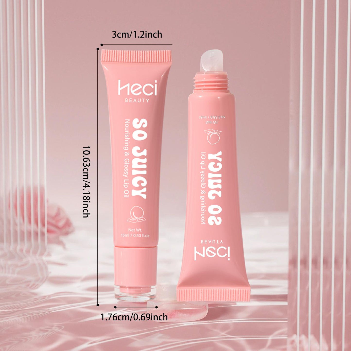 HECI BEAUTY Hydrating Non-Sticky Lip Gloss