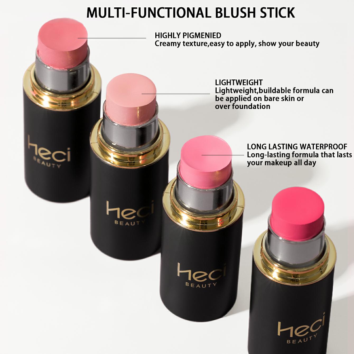 HECI BEAUTY 3-in-1 Multi-Use Cream Blush Stick