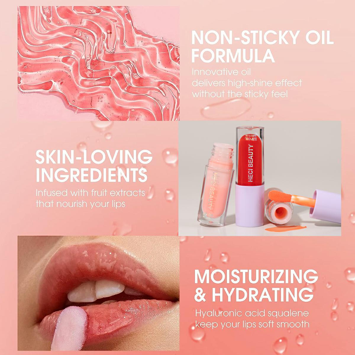 HECI BEAUTY Fruit-Flavored Lip Oil