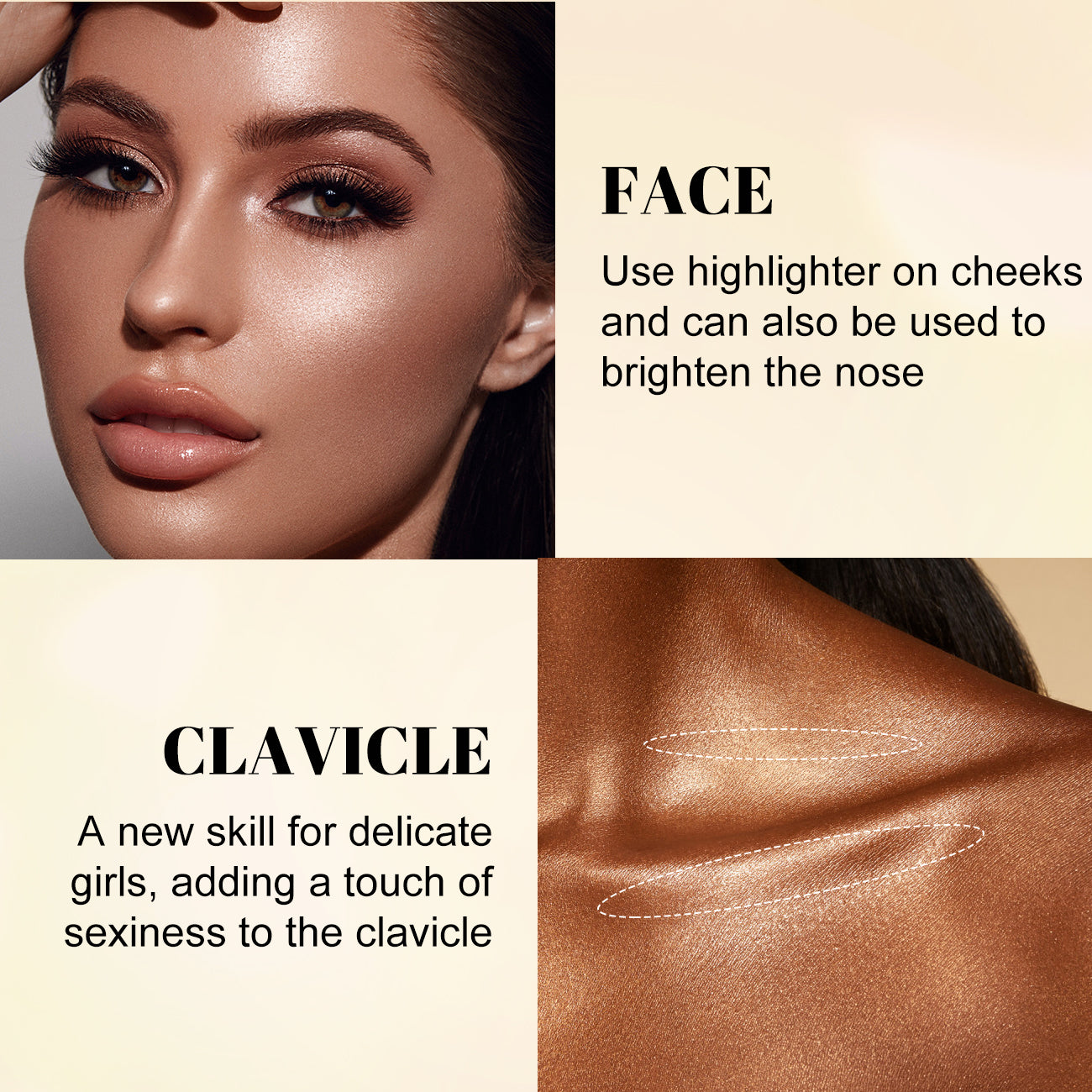 3-Piece Cream Contour & Highlighter Set