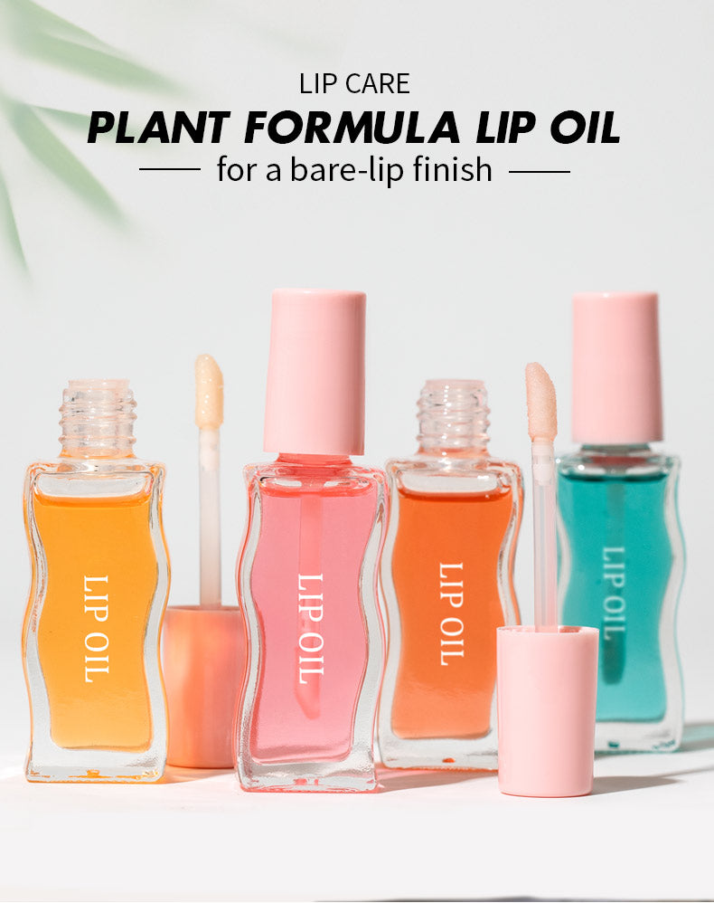 4-Piece Plant-Based Lip Oil Set