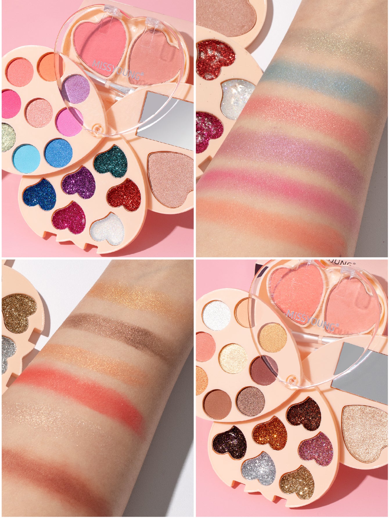 MISSYOUNG Heart-Shaped Makeup Palette