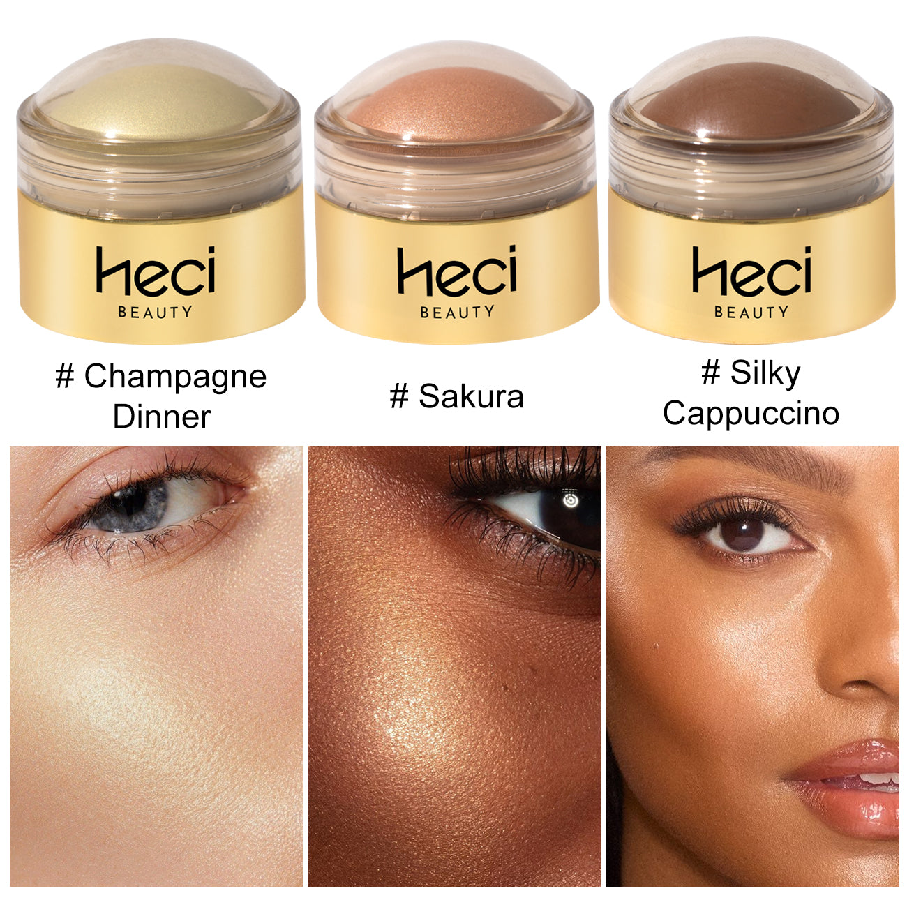 3-Piece Cream Contour & Highlighter Set