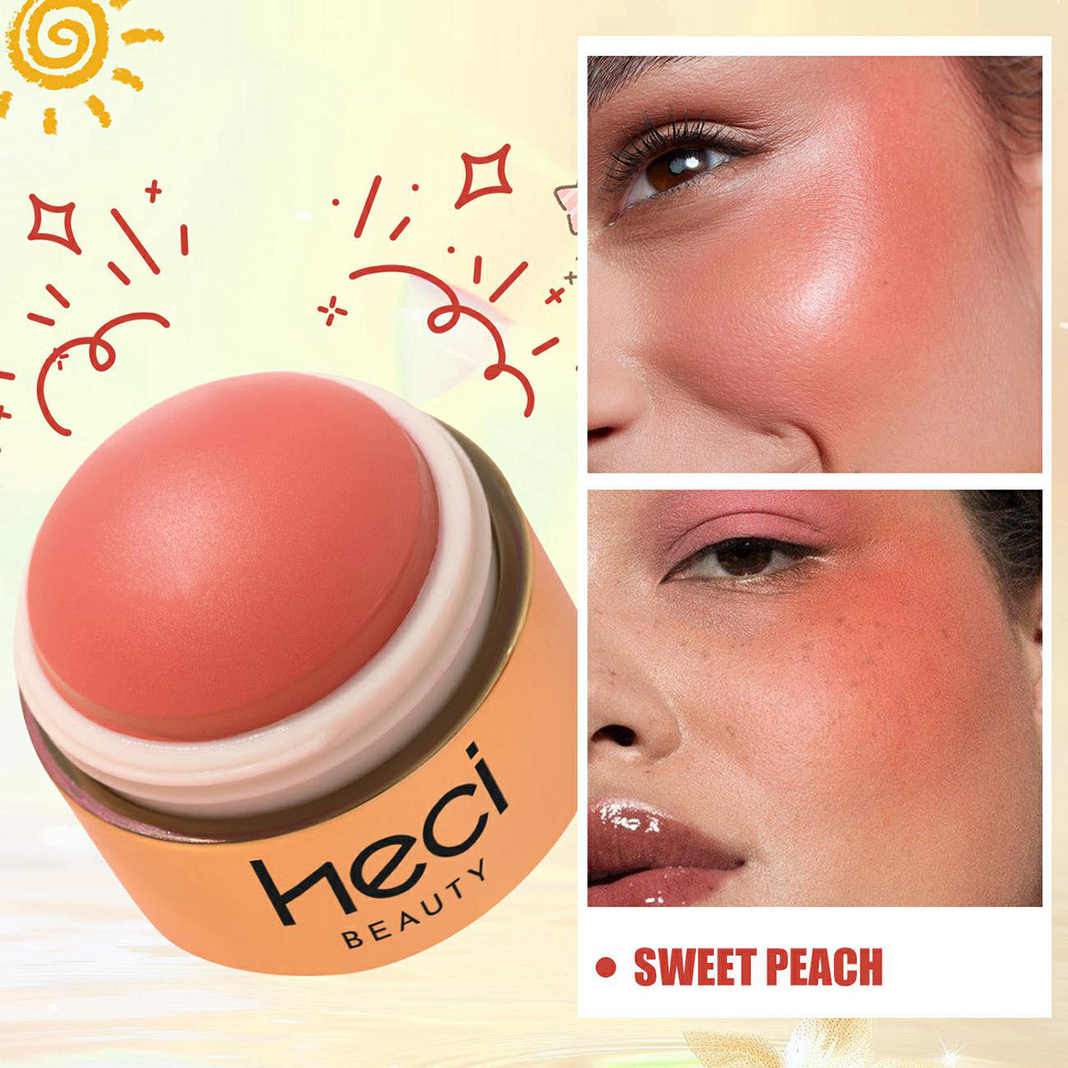 HECI BEAUTY Cheeky Color Jam Cream Blush