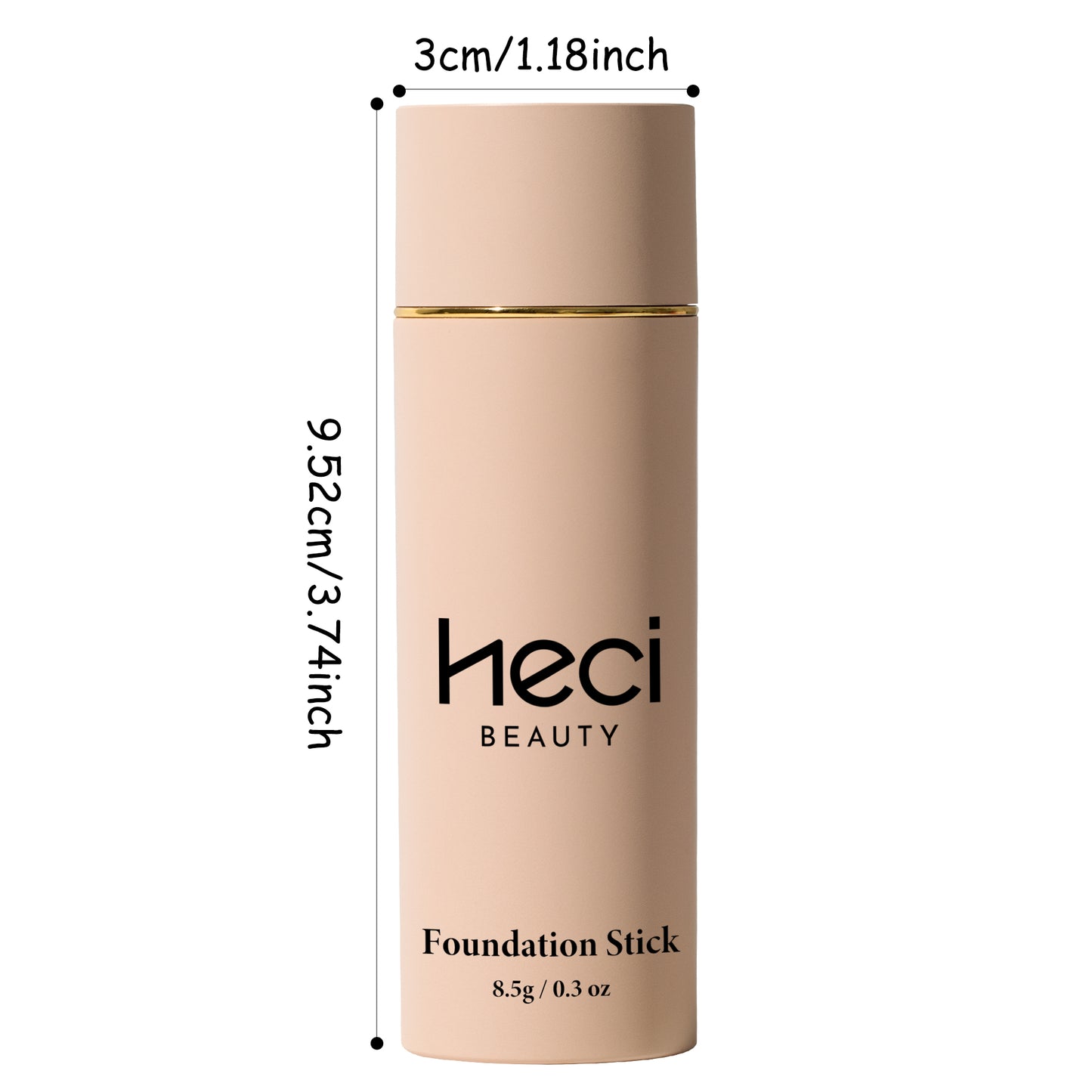 HECI BEAUTY On-The-Go Foundation Stick