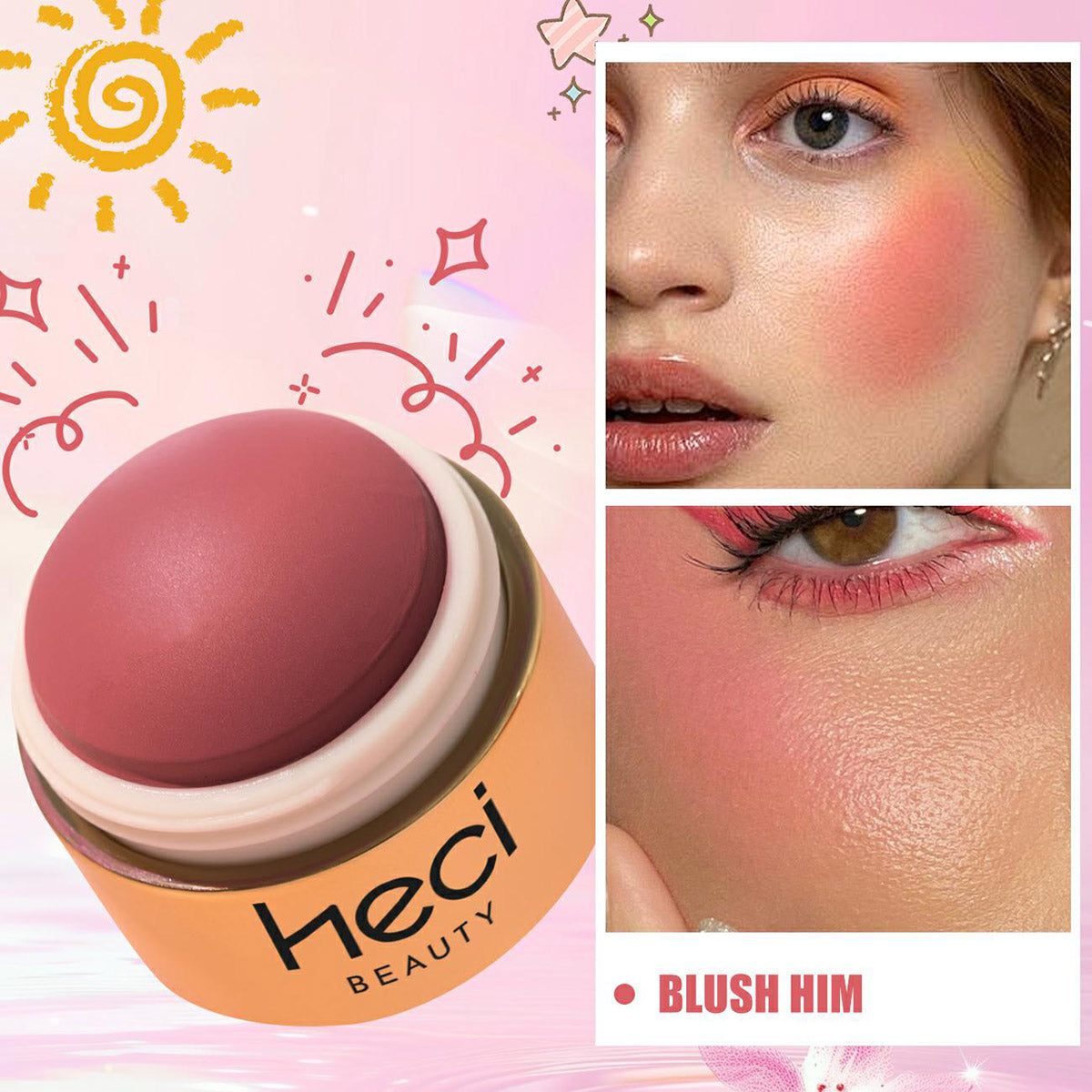 HECI BEAUTY Cheeky Color Jam Cream Blush