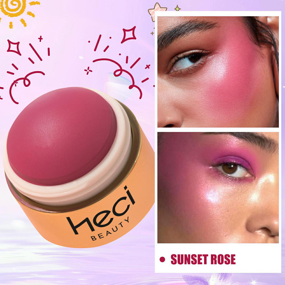 HECI BEAUTY Cheeky Color Jam Cream Blush