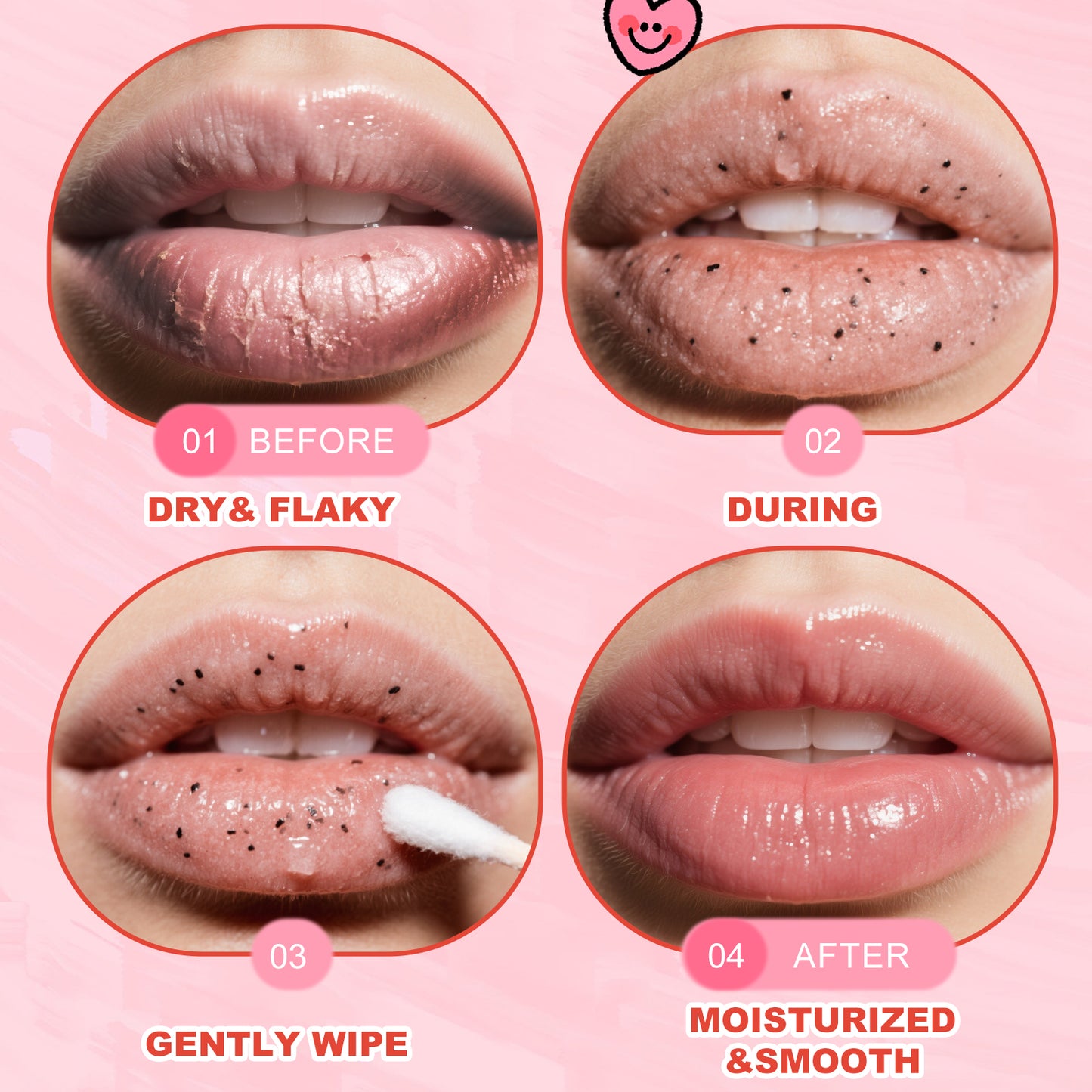 HECI BEAUTY Lip Scrub Stick