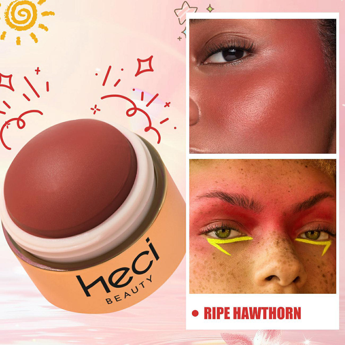 HECI BEAUTY Cheeky Color Jam Cream Blush