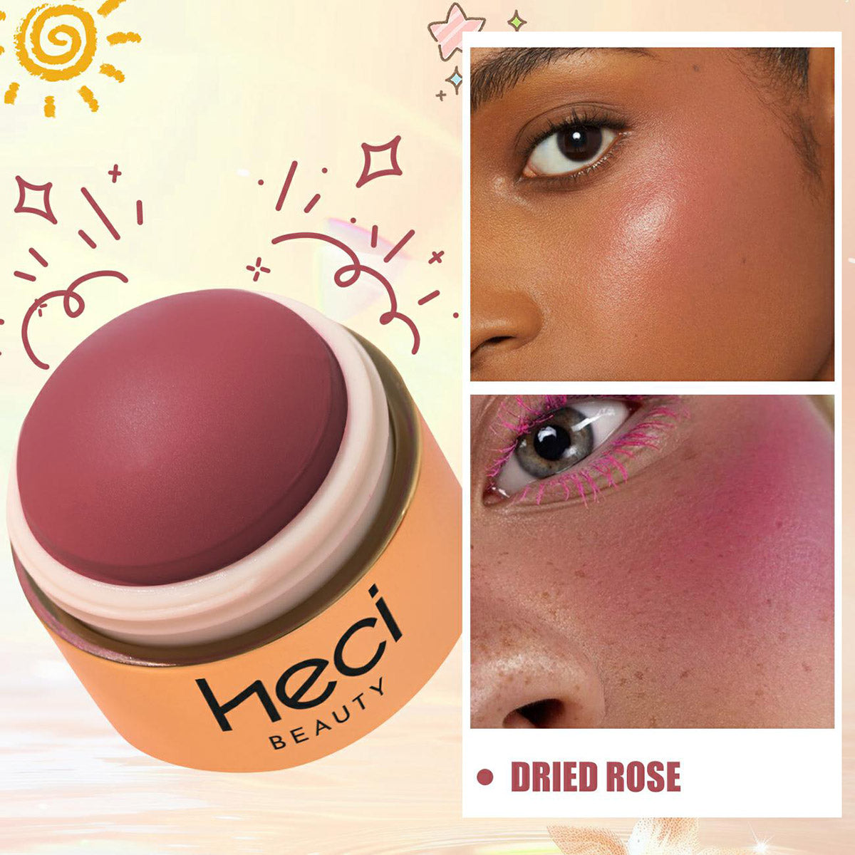 HECI BEAUTY Cheeky Color Jam Cream Blush