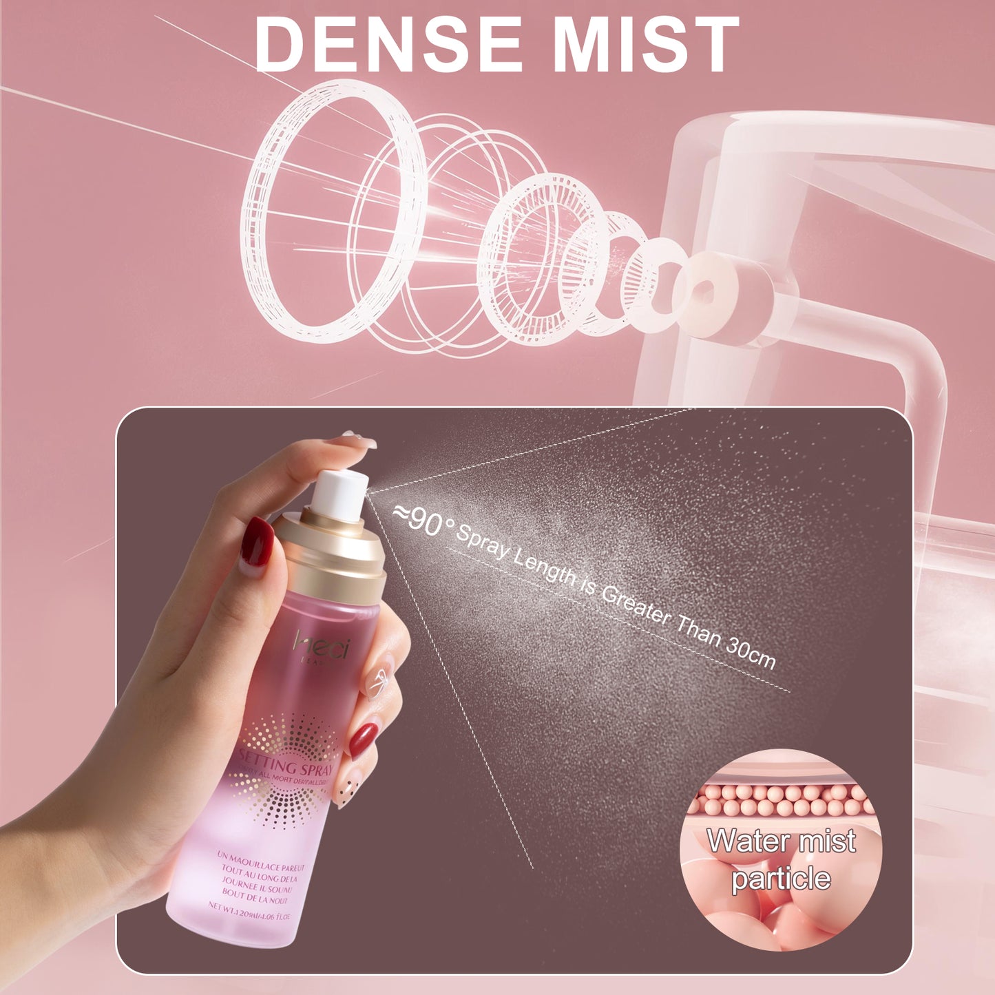 HECI BEAUTY Rose & Centella Setting Spray