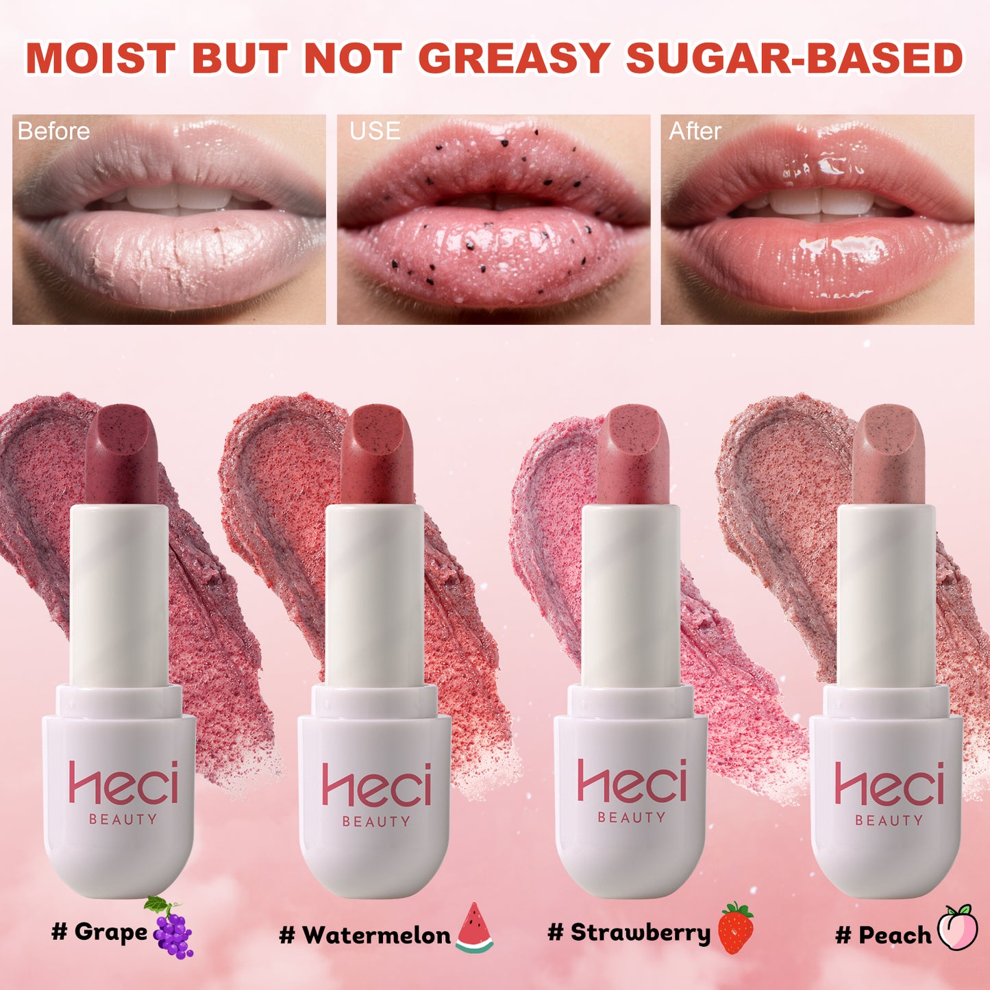 HECI BEAUTY Lip Scrub Stick
