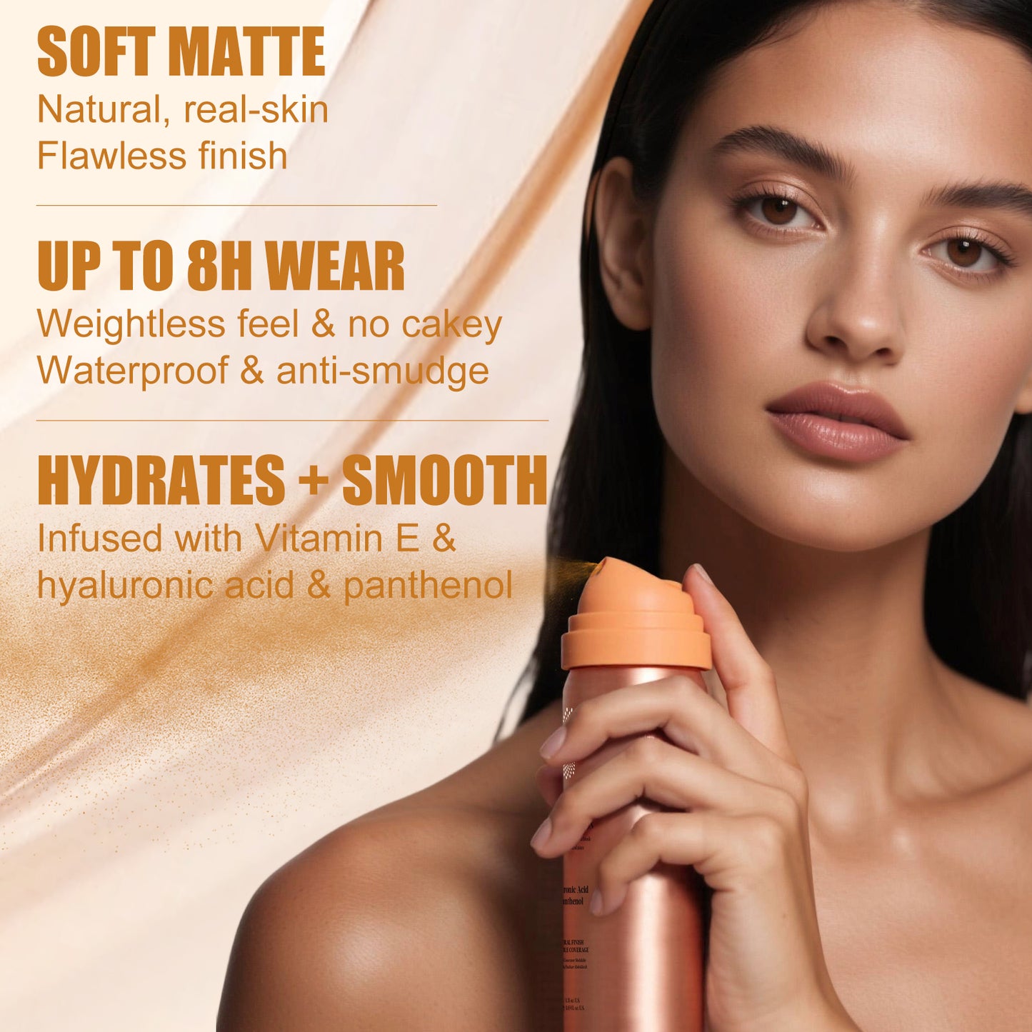 HECI BEAUTY Smooth Long-Wear Foundation Spray