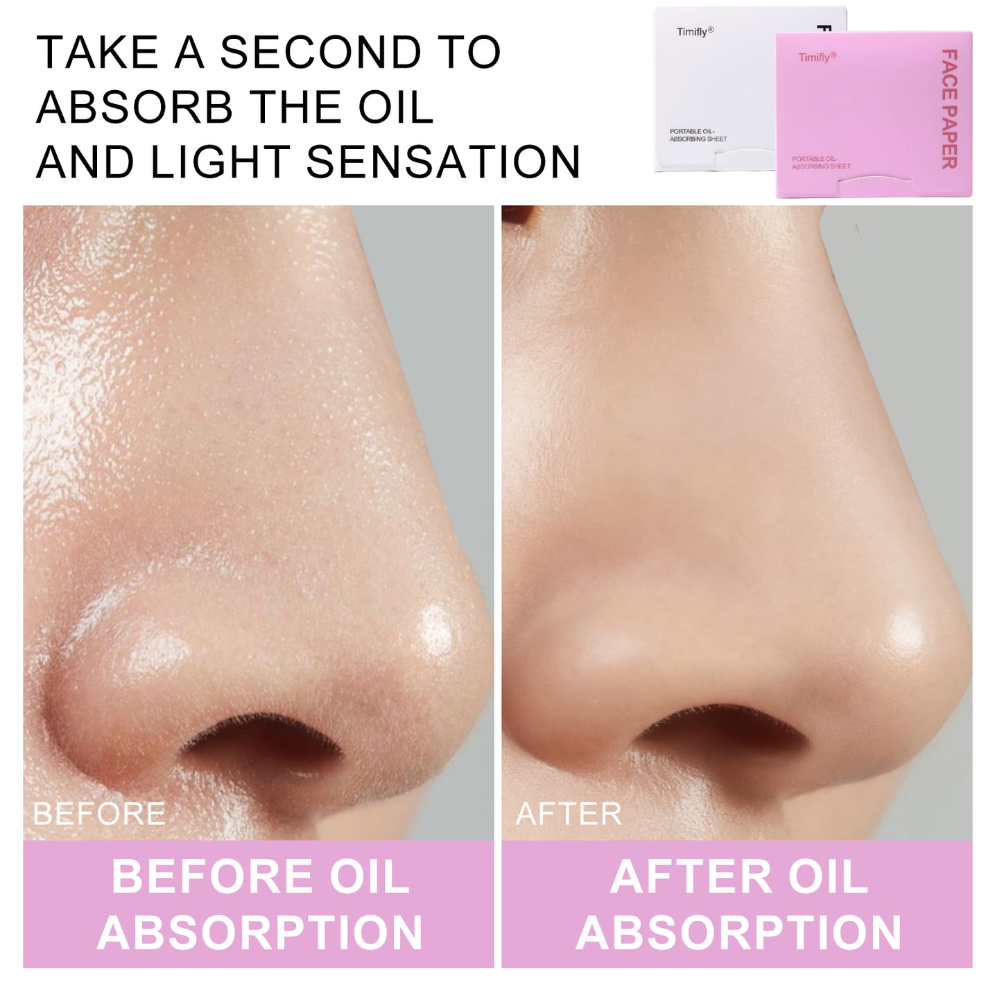 Timifly Portable Oil-Absorbing Sheets