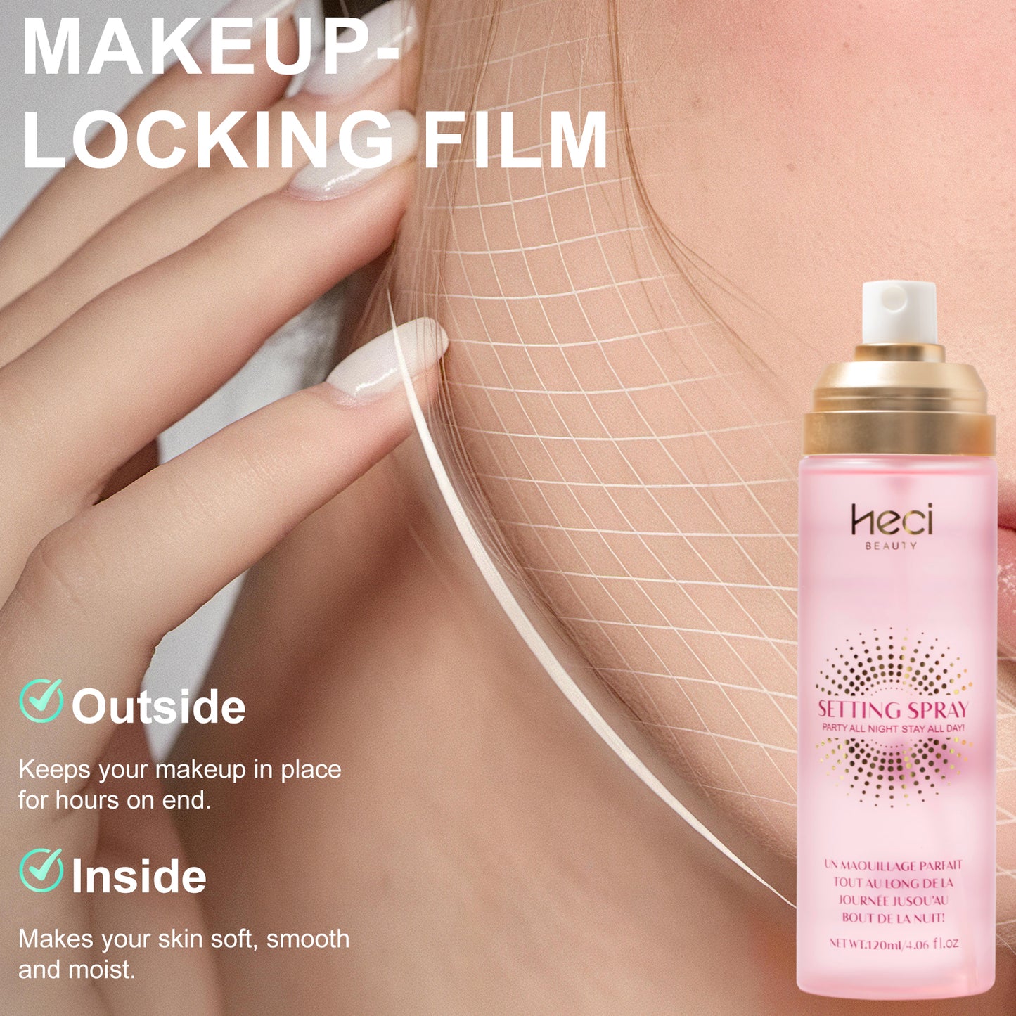 HECI BEAUTY Rose & Centella Setting Spray