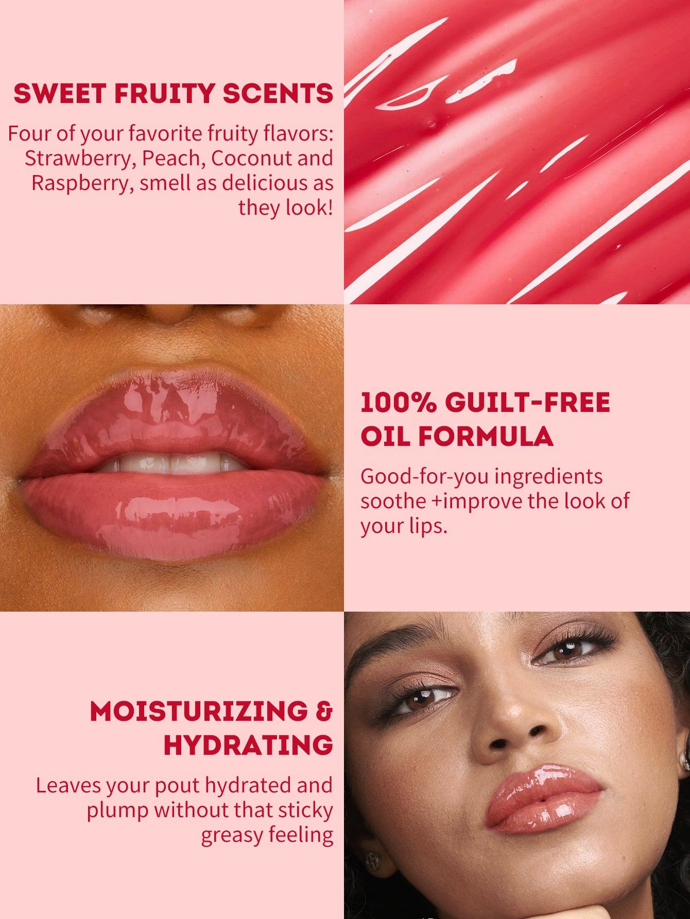 HECI BEAUTY Hydrating Non-Sticky Lip Gloss