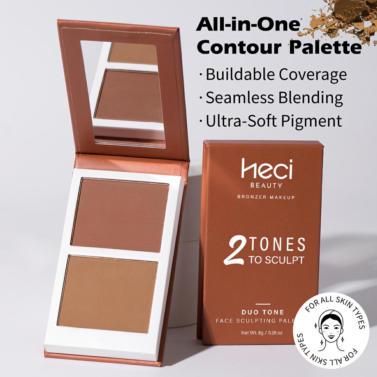 HECI BEAUTY Silky Soft-Focus Contour Palette
