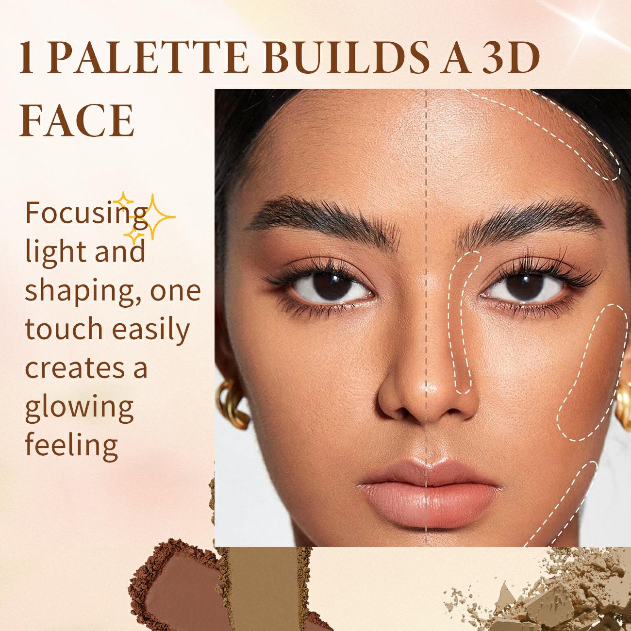 HECI BEAUTY Silky Soft-Focus Contour Palette