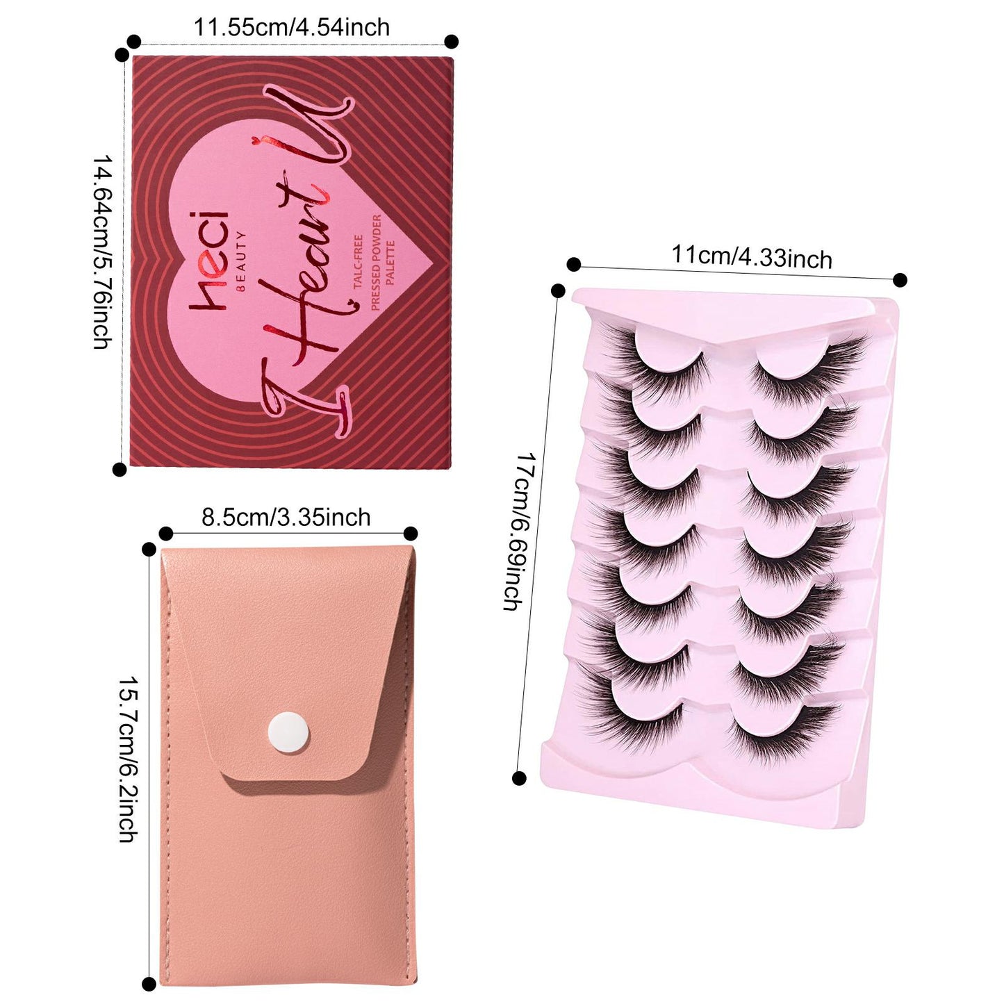 12-Shade Eyeshadow Palette + Brush & Lashes Set