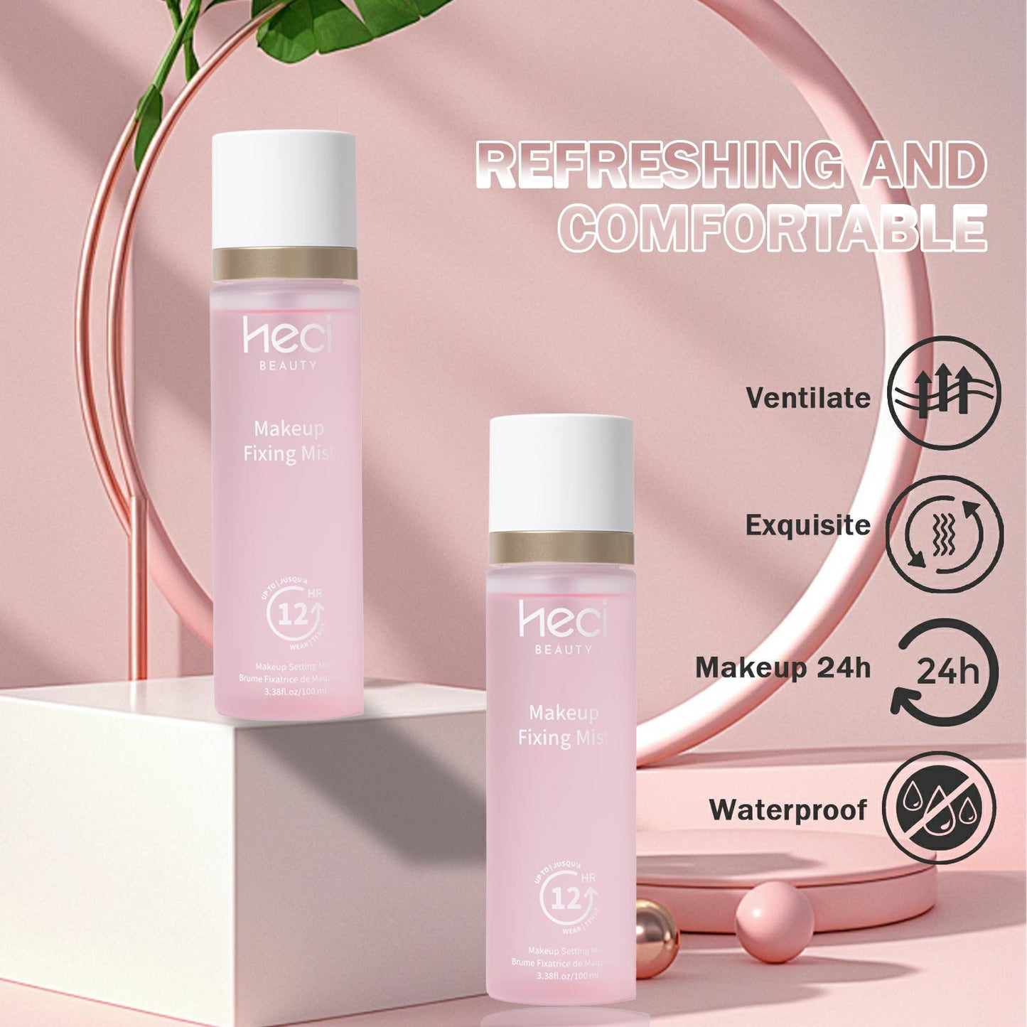 HECI BEAUTY 24 Hour Makeup Setting Spray