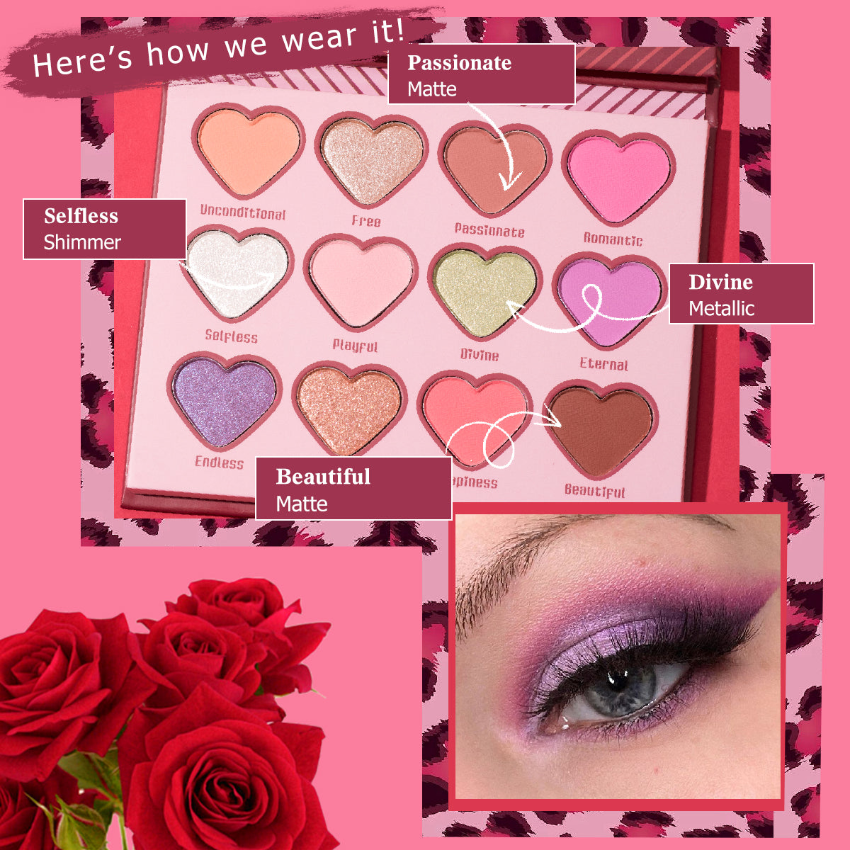 12-Shade Eyeshadow Palette + Brush & Lashes Set
