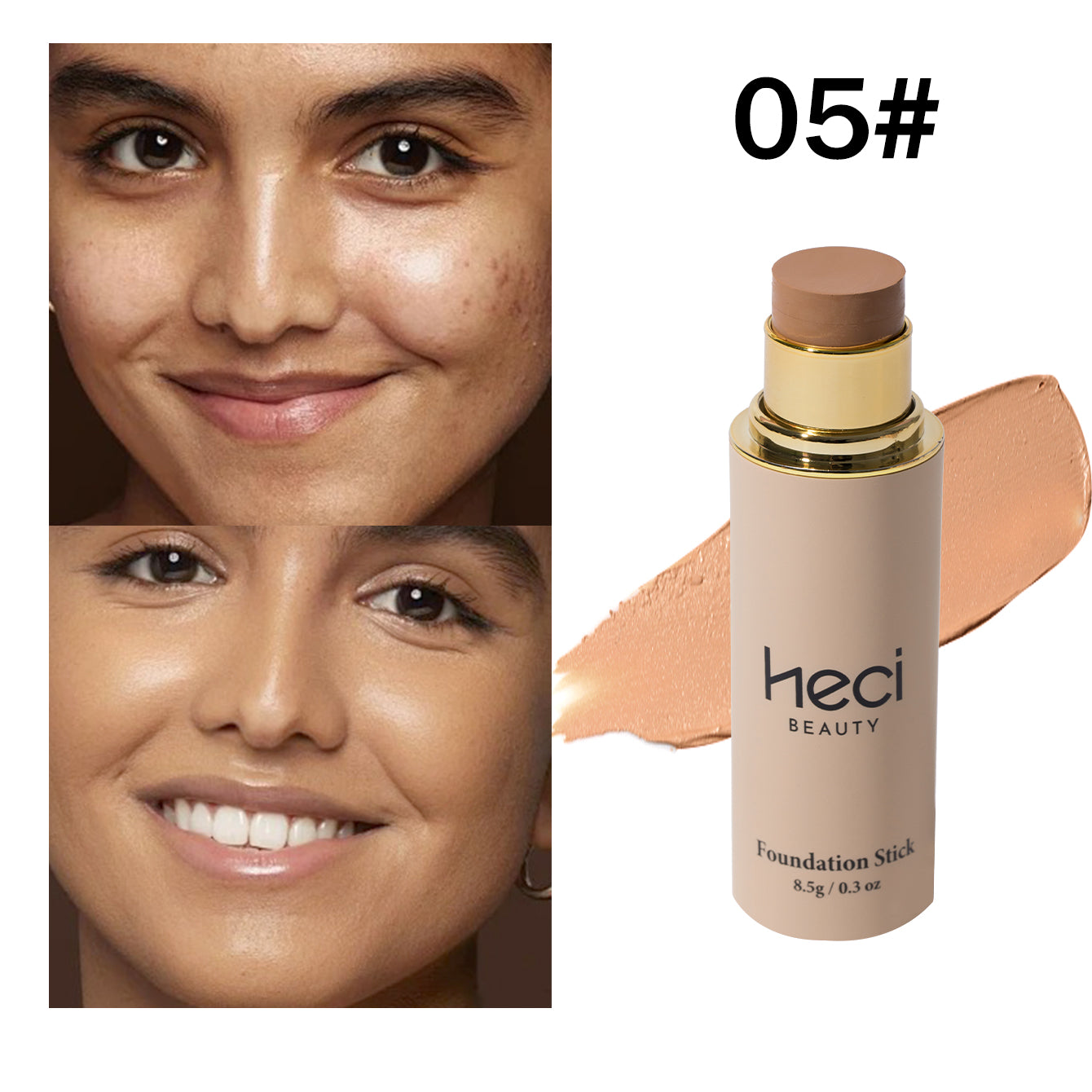 HECI BEAUTY On-The-Go Foundation Stick