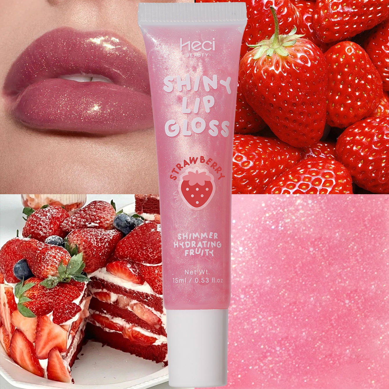 HECI Shiny Fruit Lip Gloss