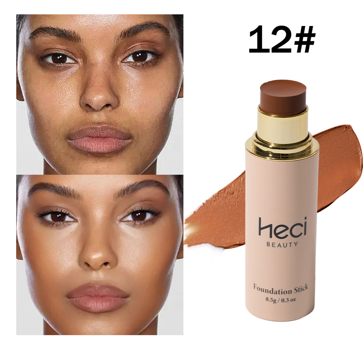 HECI BEAUTY On-The-Go Foundation Stick