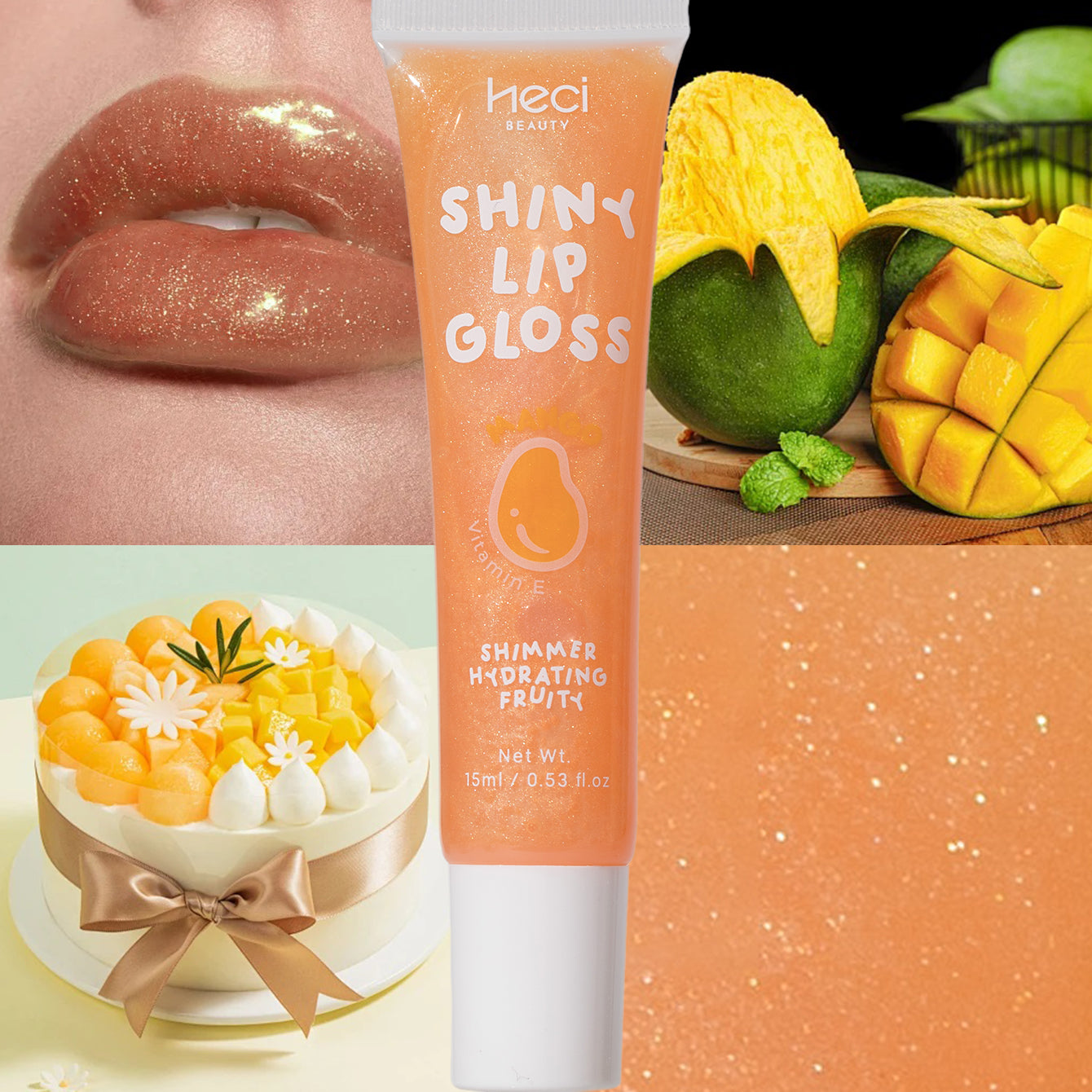 HECI Shiny Fruit Lip Gloss