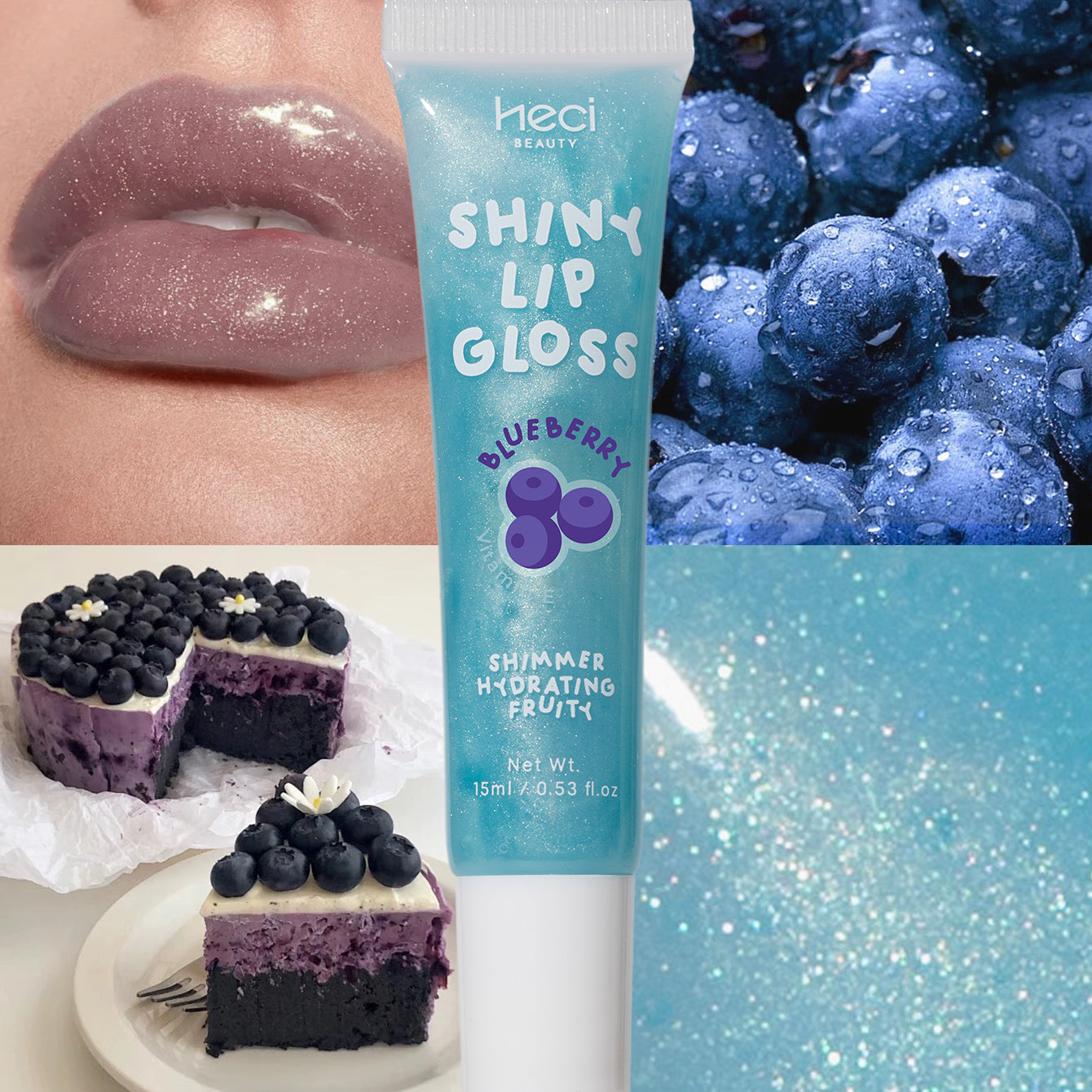 HECI Shiny Fruit Lip Gloss