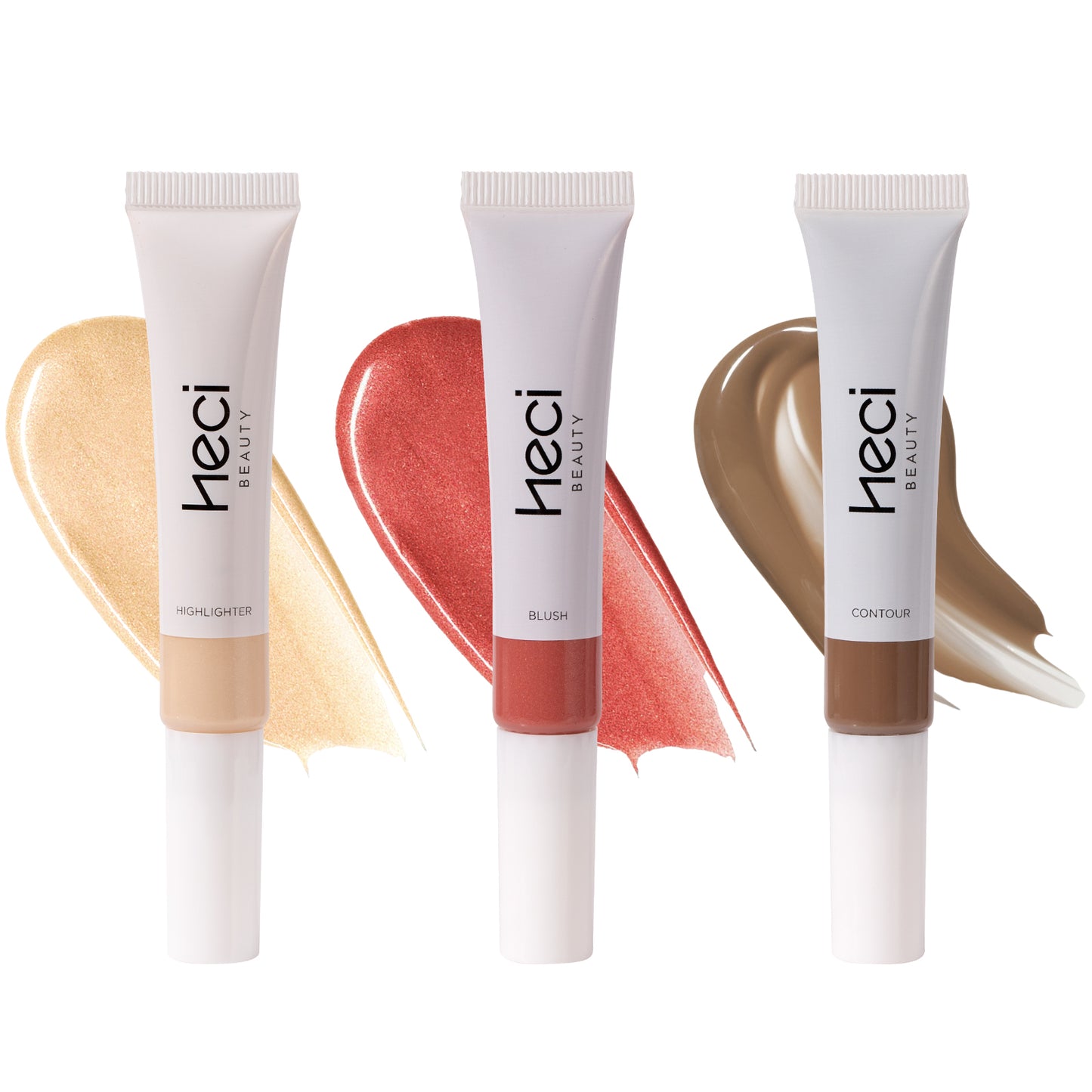 HECI BEAUTY Moist Shiny Contour/Highlight/Blush Set