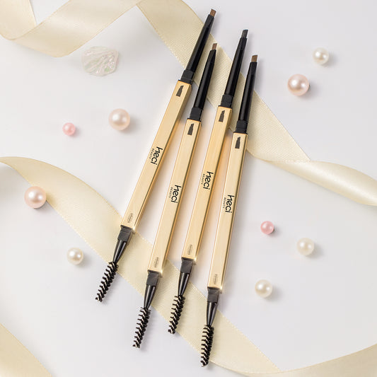 HECI Dual-Ended Eyebrow Pencil with Spoolie Brush