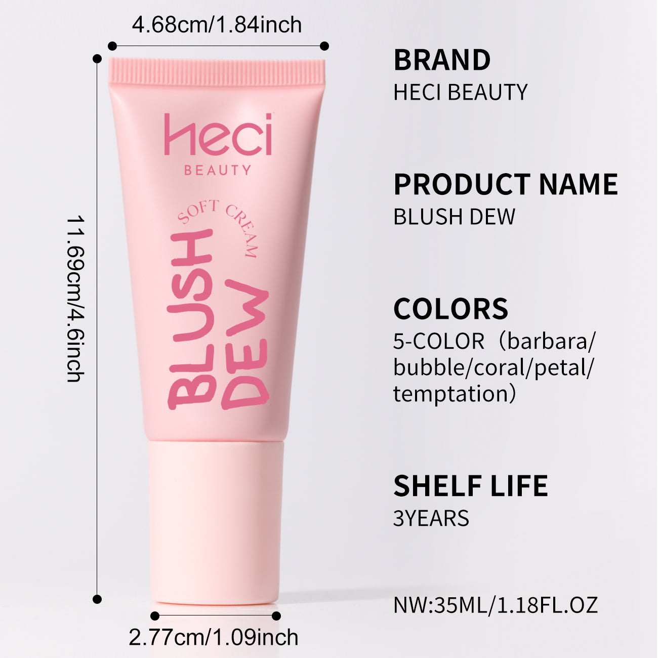 HECI BEAUTY Multi-Use Cream Blush Dew