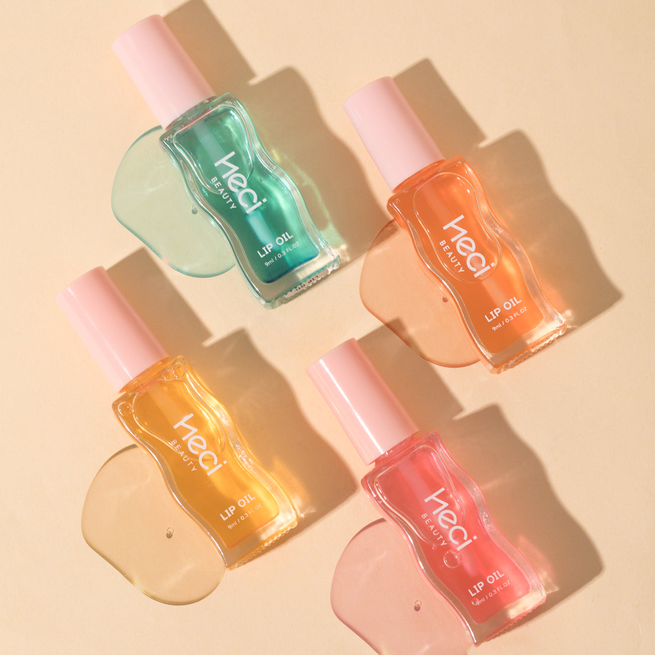 4-Piece Plant-Based Lip Oil Set