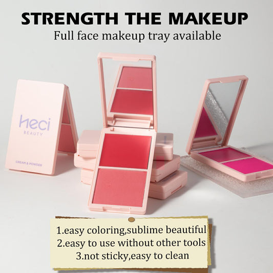 HECI BEAUTY Dual-Ended Cream & Powder Blush