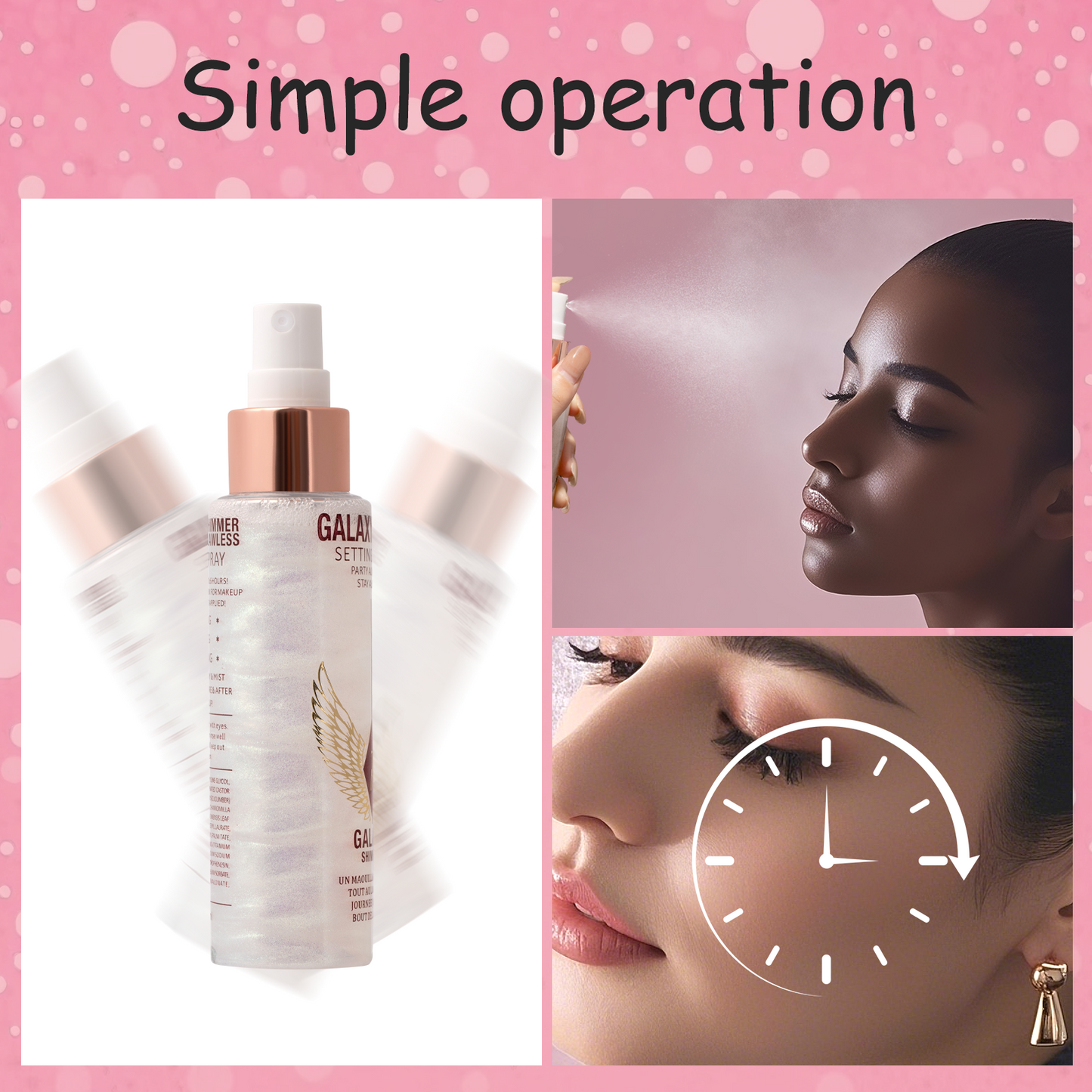 GALAXY Shimmer Flawless Setting Spray