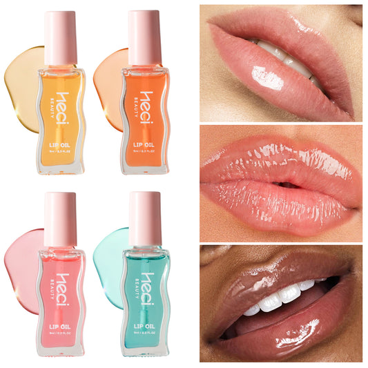 4-Piece Plant-Based Lip Oil Set