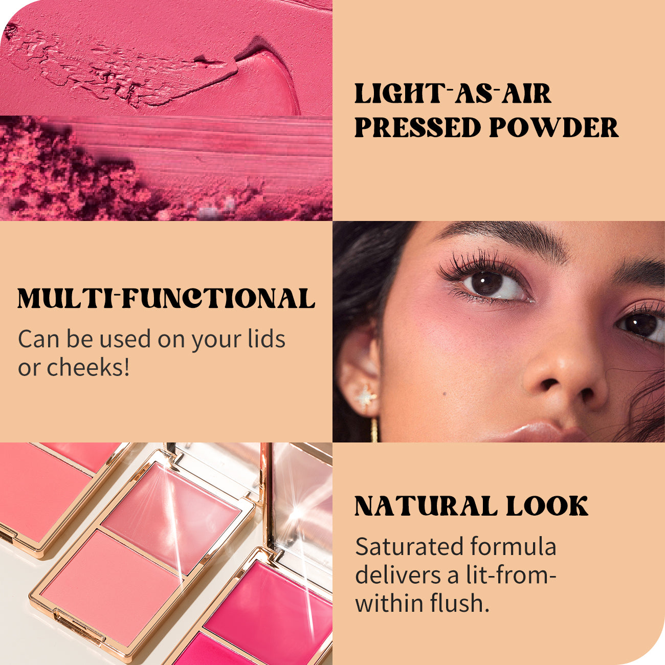 HECI BEAUTY Creamy Smooth Blush Palette
