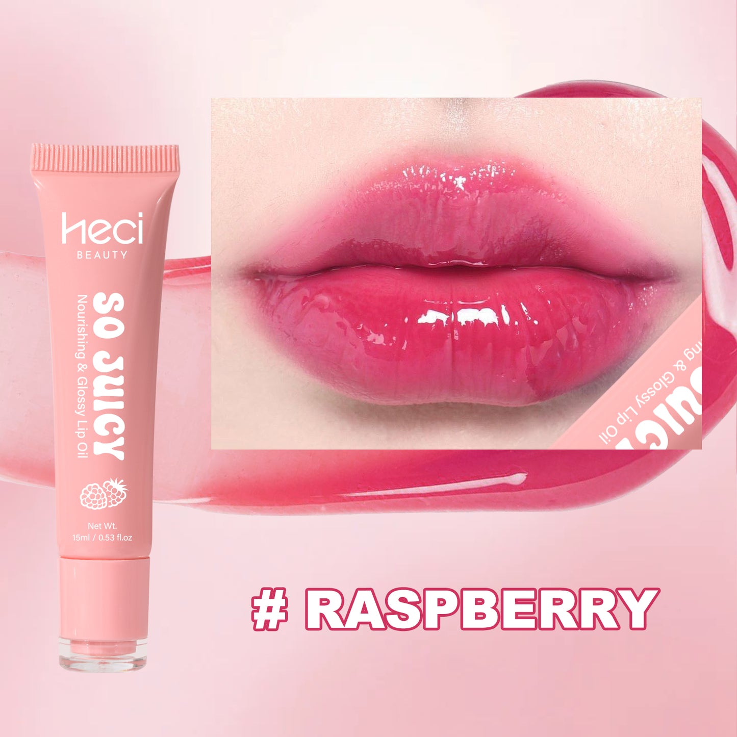 HECI BEAUTY Hydrating Non-Sticky Lip Gloss